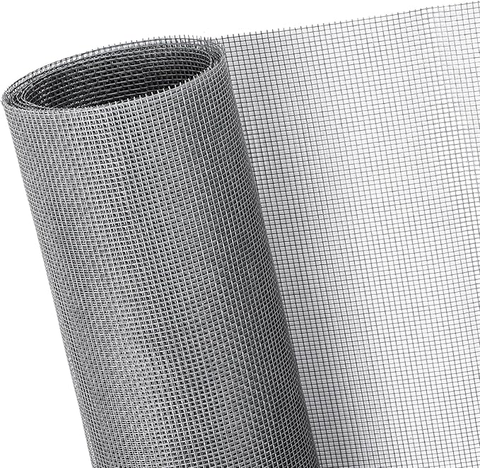 48"x102" Window Screen Mesh, Fiberglass Window Screen, Screen Door Mesh by Amzjjle