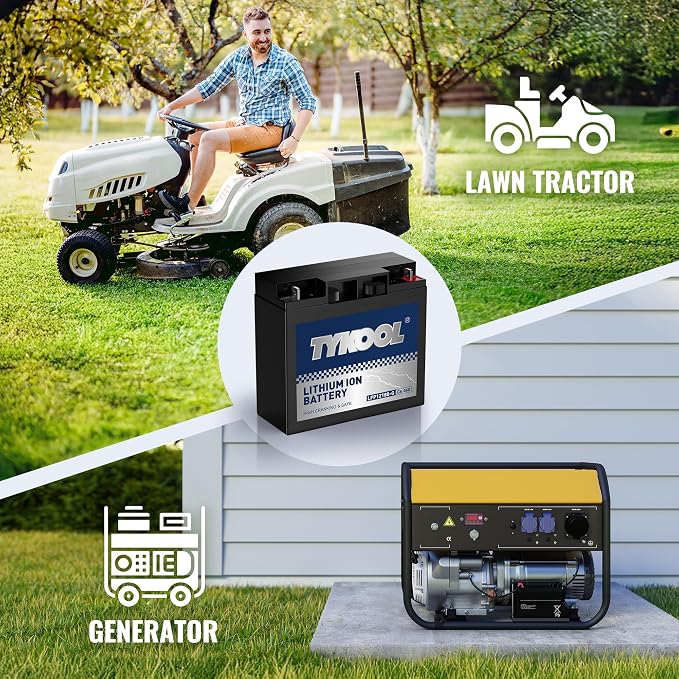 TYKOOL 12180-G LiFePO4 Powersports Battery, Built in BMS, Compatible - Image 7