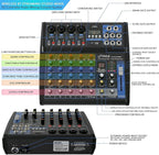 Pyle 6 Channel Bluetooth Studio Mixer - Image 3