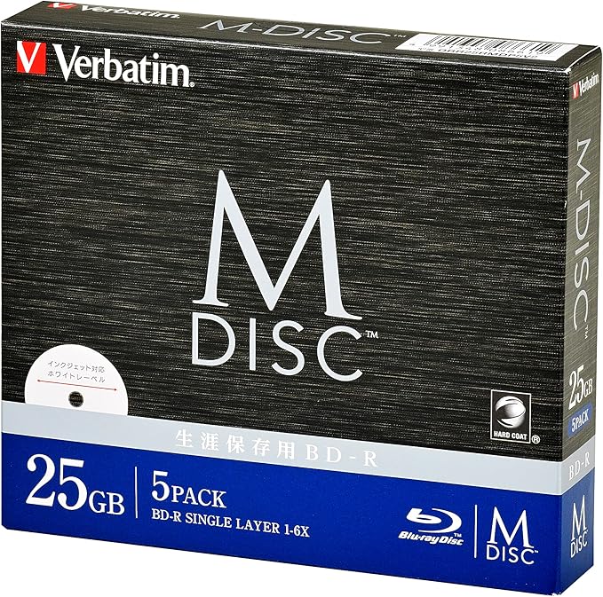 Verbatim DBR25RMDP5V2 M-DISC BD-R by Verbatim