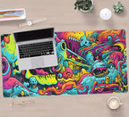 Gaming Desk Mat Skull Desk Pad Extended Mouse Pad XXL, Cool Mouse and Keyboard - Image 4