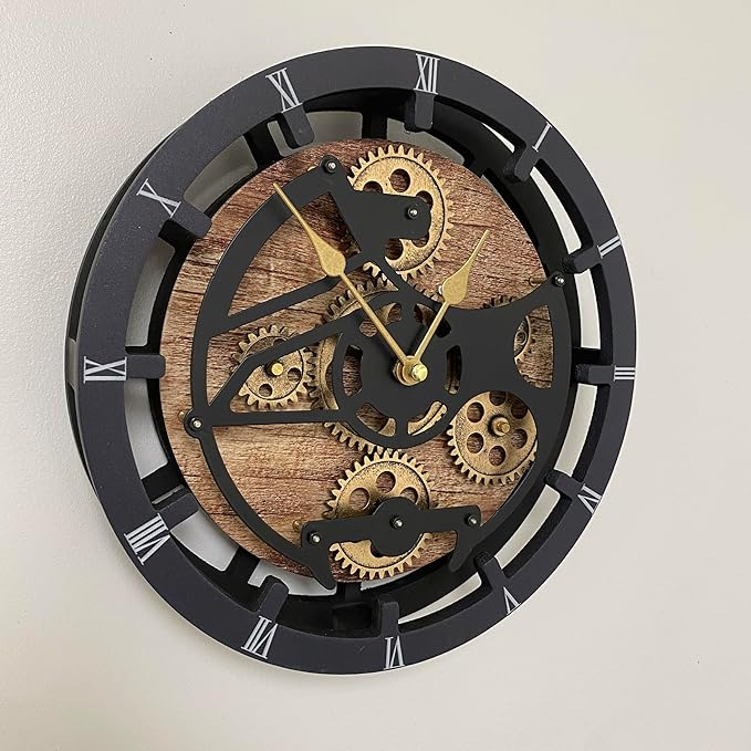 ImprovingLife The Gears Clock Desk Clock 10 inches - Image 5