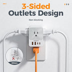 USB C Charger Block 20W PD, TESSAN 4 USB Wall Charger Fast Charging - Image 4