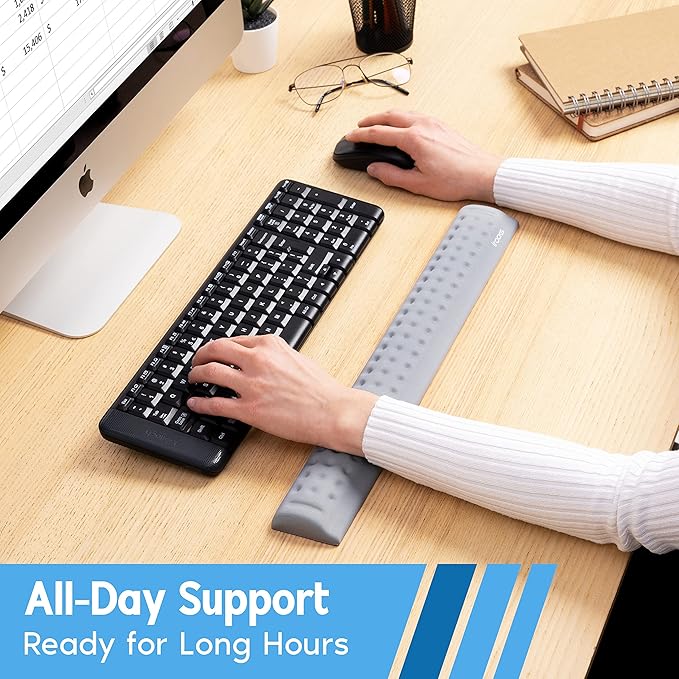 i-Rocks Memory Foam Keyboard Wrist Rest - Image 3