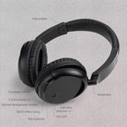 Wireless Bluetooth Headphone Over Ear, 3.5mm Audio Device, Wired and Wireless - Image 4
