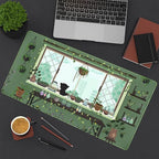 Cute Kawaii Green Plant Desk Mat Anime Aesthetic Mousepad Pixel Art XXL Large - Image 6