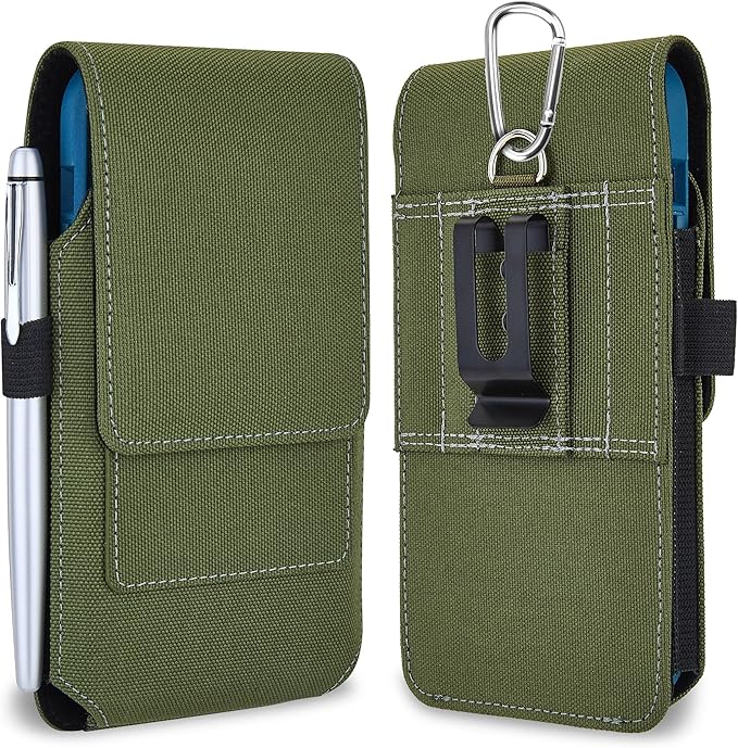 BECPLT for iPhone 17 Pro 17 16/15/14/13/12/11 Pro Belt Case Nylon Phone Holster by BECPLT