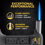 LEXIVON Butane Torch Lighter, Refillable Kitchen Cooking Torch | Self-Igniting - Image 5