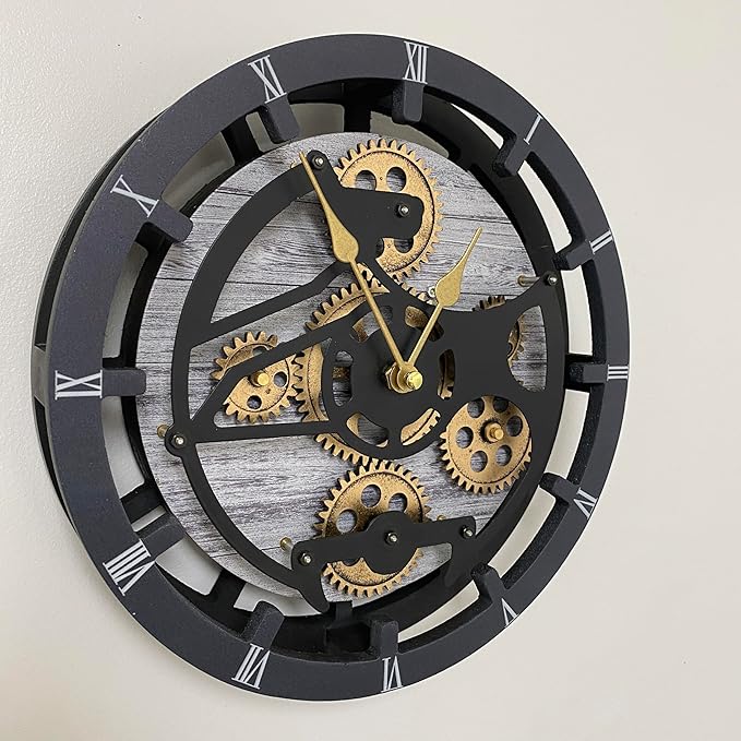 The Gears Clock Desk Clock 10 inches - Image 4