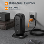 TESSAN Surge Protector Power Strip Tower - Image 5