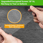 Replacement Window Screens, 59X106 Inch Durable Window Screen Mesh - Image 4