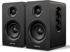 Sanyun SW208 3" Active Bluetooth 5.0 Bookshelf Speakers – 60W Carbon Fiber by Sanyun