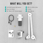 FIFINE Podcast XLR/USB Microphone Kit, Studio Dynamic Vocal Mic - Image 8