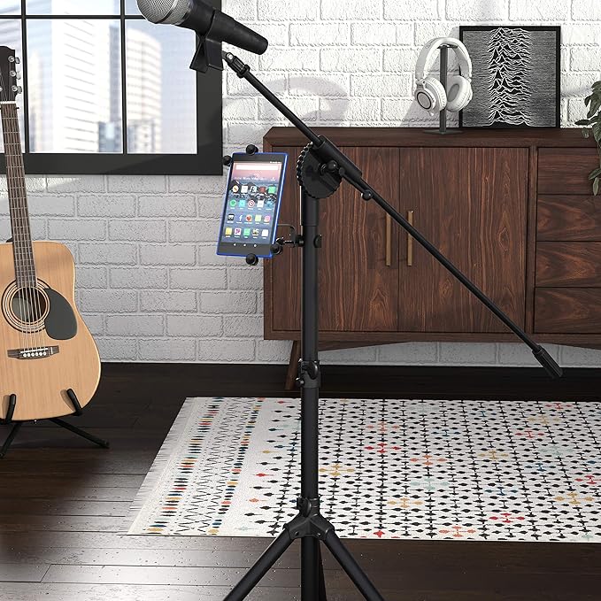 Amazon Basics Adjustable Tablet/iPad Mic Stand Holder - Image 6