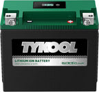 TYKOOL YTX20L-BS-STD Lithium LiFePO4 Motorcycle Battery 12v, 2X Cranking Amps by TYKOOL
