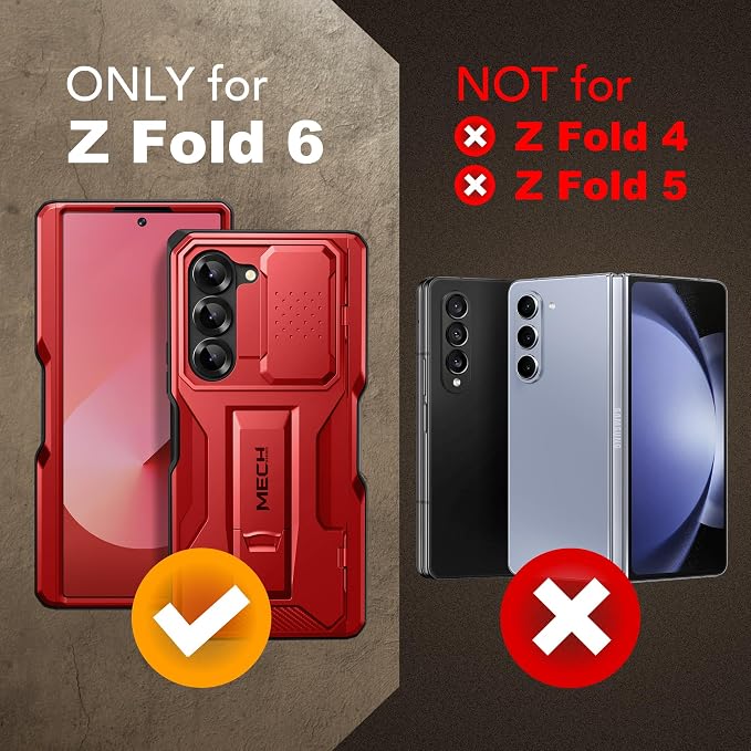 TONGATE for Z Fold 6 Case, Full-Body Military Drop Phone Case for Samsung - Image 9