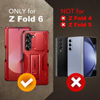 TONGATE for Z Fold 6 Case, Full-Body Military Drop Phone Case for Samsung - Image 9