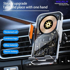Wireless Car Charger Holder, 15W Fast Charging Car Phone Holder Charger - Image 3