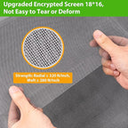 Replacement Window Screens, 59X106 Inch Durable Window Screen Mesh - Image 4