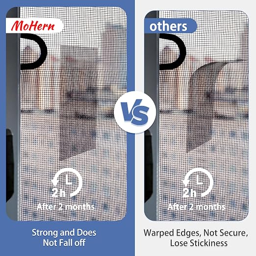 MoHern 2 in x 49 FT Window Screen Repair Kit, Screen Repair Tape Magic Mesh - Image 6