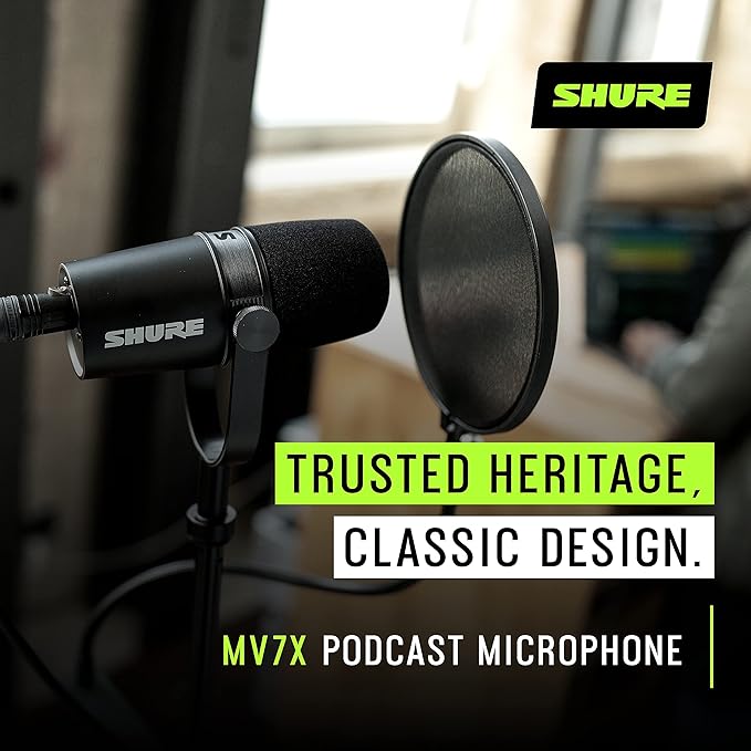 Shure MV7X XLR Dynamic Microphone – Voice-Isolating Cardioid Mic - Image 6