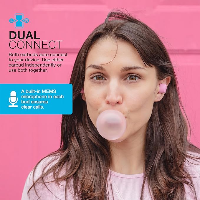 JLab Go Air Pop True Wireless Earbuds, in Ear Headphones, Ear Buds - Image 4