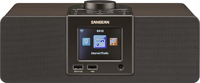 Sangean WFR-32 Internet Radio/AUX/Bluetooth/AirMusic App/Smart Local Radio by Amazon+Renewed