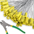 120 Pieces Security Cable Seals, Metal Number Security Tags by Unknown