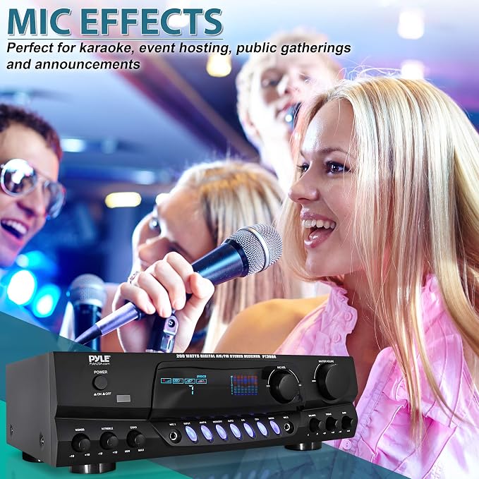 Pyle 200W Home Audio Power Amplifier - Image 5