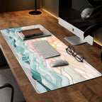 Desk Mat Gaming Desk Pad Large Mouse and Keyboard Pad, Abstract Serene Ocean - Image 2