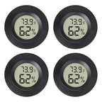 Mini Hygrometer Indoor/Outdoor Humidity Meter Hygrometer Thermometers 4 Pack by EWPJDK
