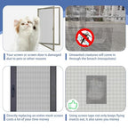 MoHern 2 in x 49 FT Window Screen Repair Kit, Screen Repair Tape Magic Mesh - Image 4