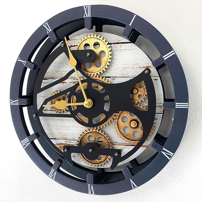 ImprovingLife The Gears Clock Desk Clock 10 inches - Image 3