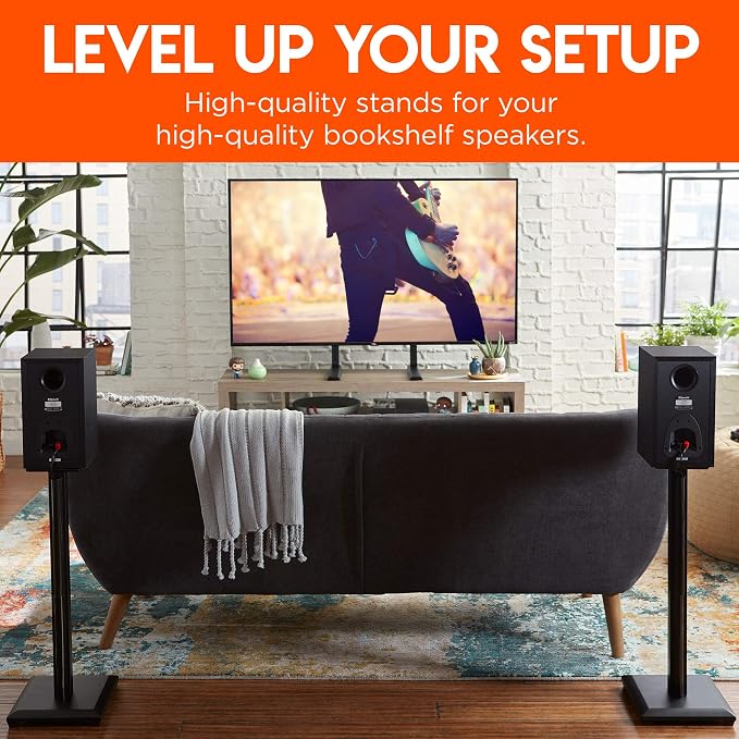 ECHOGEAR Premium Universal Floor Speaker Stands - Image 8