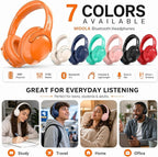 MIDOLA Bluetooth Headphones Over Ear 68H Playtime 6 EQ Wireless Headset - Image 6
