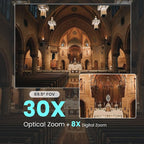 AI Auto Tracking PTZ Camera 3G-SDI/USB3.0/HDMI/LAN PoE 30X Optical and 8X - Image 3
