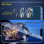 UniqueMe for iPhone 13 / iPhone 13 Mini Camera Lens Protector, Tempered Glass - Image 5