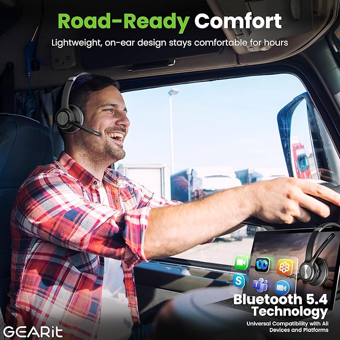 GEARit Wireless Headset with Mic - Image 7