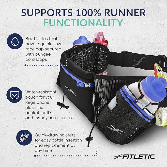 Fitletic Hydration Running Belt - Image 6