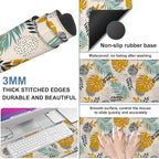 Large Mouse Pad Palm Leaves Gaming Desk Pad Computer Keyboard Non-Slip - Image 2