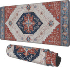 Vintage Style Rug Gaming Mouse Pad 3mm Thick Stitched Edge Waterproof Non-Slip by Unknown