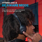 JLab Go Lux ANC Wireless Headphones, Hybrid Active Noise Cancelling, Premium - Image 4