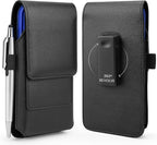 BECPLT Phone Holster for Apple iPhone 17 Pro 16/15/14/13/12/11 Pro Leather Belt by BECPLT