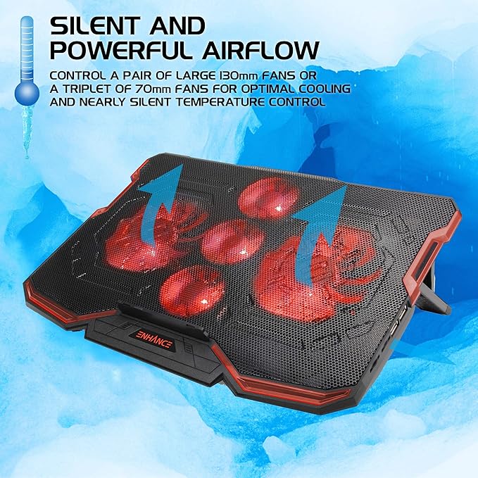 ENHANCE Cryogen Gaming Laptop Cooling Pad - Image 3