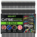 GearIt 50-Pack, Cat5e Ethernet Patch Cable 1 Foot by GEARit