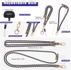 Universal Phone Lanyard with Wrist Strap, Adjustable Crossbody Cell Phone - Image 3