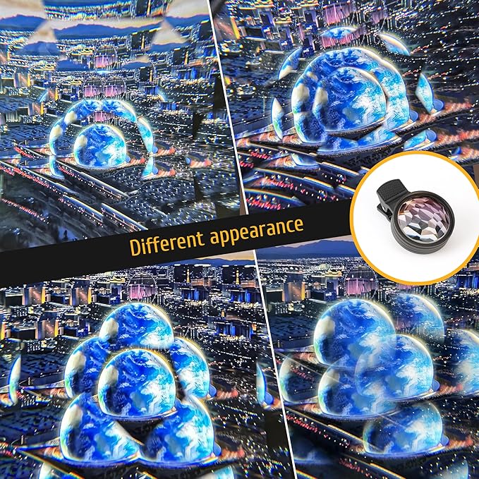 Kaleidoscope Prism Lens for iPhone & Android – Clip-On Multi Refraction Filter - Image 5