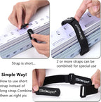 20 Pack Hook and Loop Reusable Fastening Cable Tie Down Straps by Wisdompro - Image 4