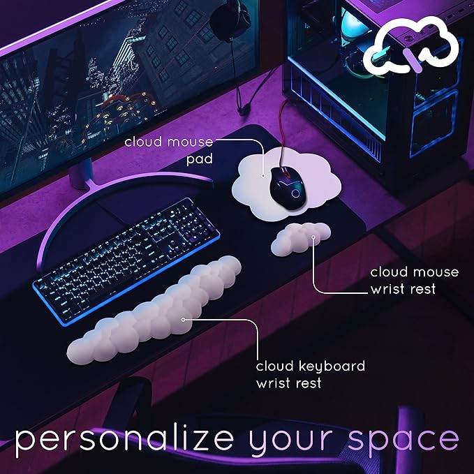 Qloud Cloud Wrist Rest Keyboard Wrist Rest - Image 3