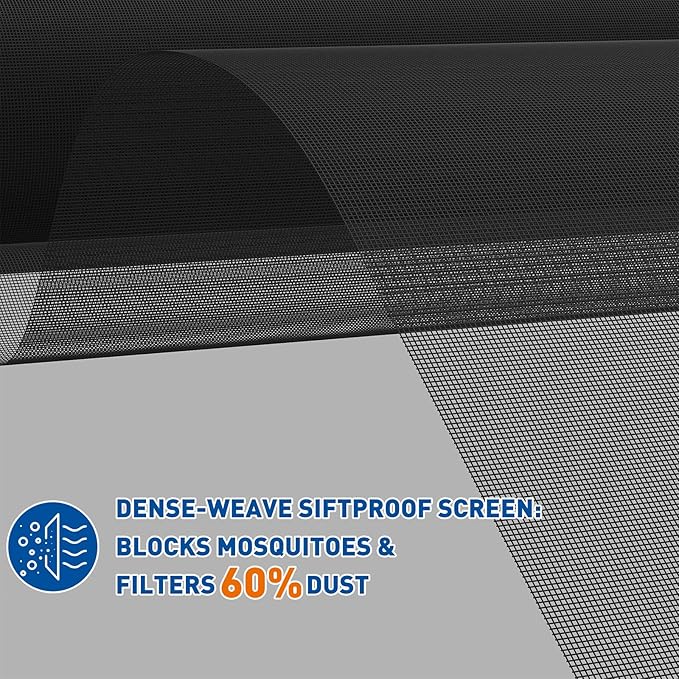 MAGZO High Density Window Screen Replacement Mesh Roll, 37.4in × 16.4ft High - Image 2